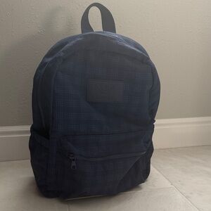 ALOHAS Blue Plaid Backpack